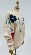 Maglione a fiori in lana John Walker