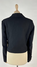 Giacca corta in lana nera BALLY