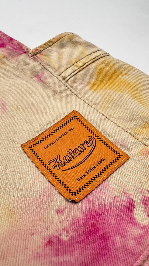 Tuta workwear tie dye sfumato