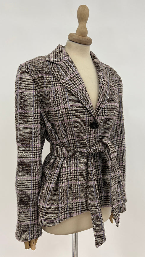 Blazer bouclé sfoderato