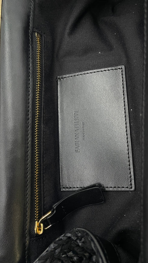 Pochette in raffia