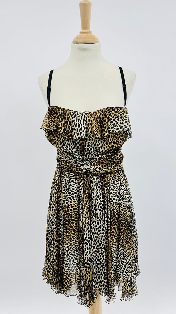 Abito animalier vintage