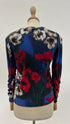 Longsleeve a fiori in cashmere