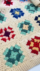 Cardigan granny square Unsigned