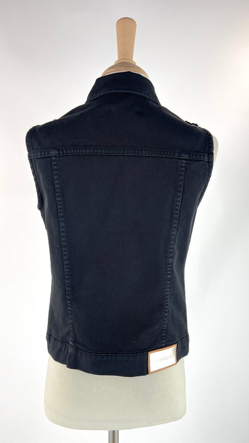 Gilet inserto pizzo con cartellino