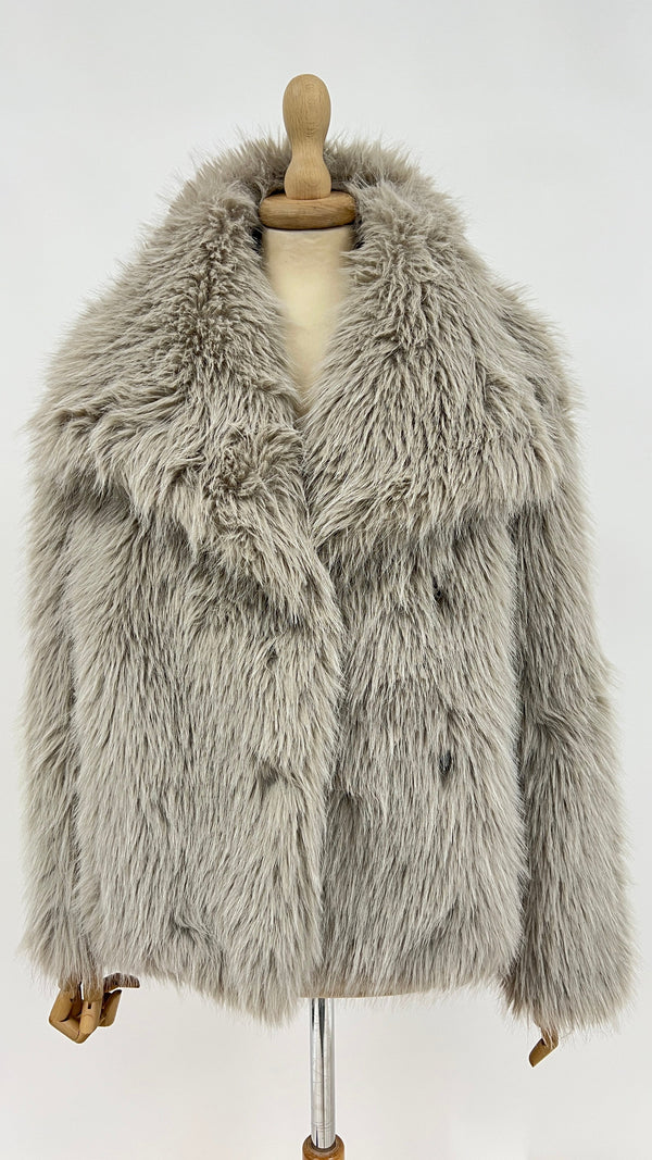 Ecopelliccia maxi collo