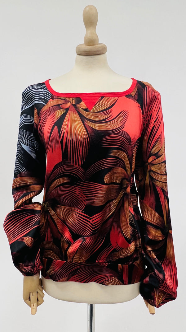 Longsleeve in seta vintage