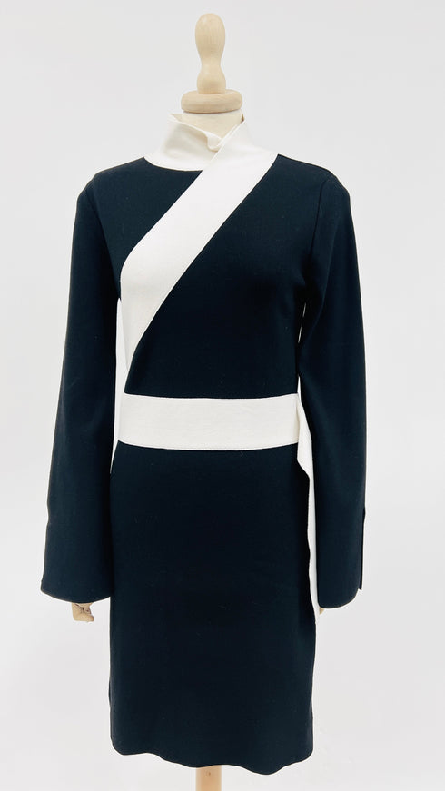 Abito corto bi-color