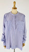Camicia a serafino a righe