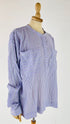 Camicia a serafino a righe