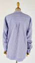 Camicia a serafino a righe