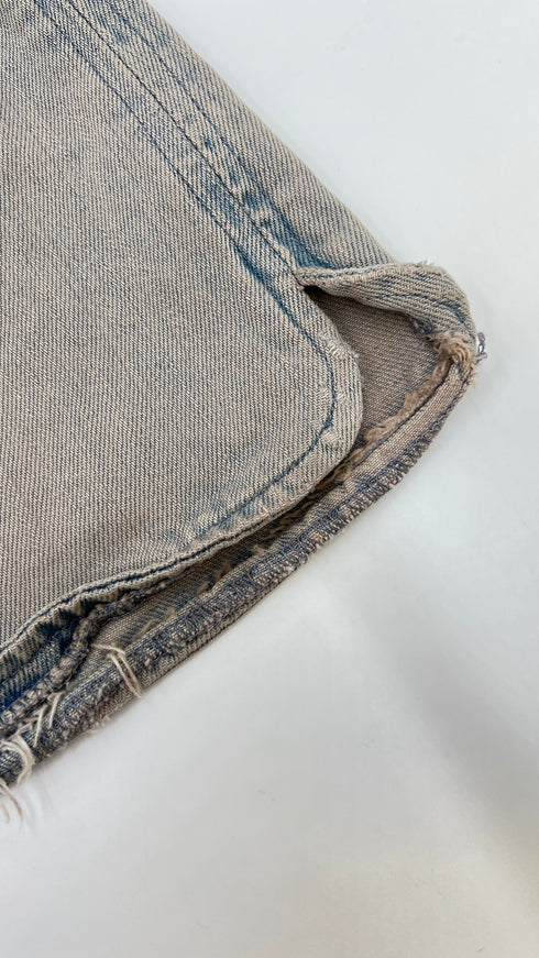 Mini gonna in denim