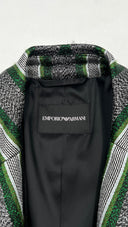 Cappotto a righe Emporio Armani