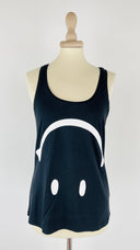 Canotta “Smiley” nera MOSCHINO swim