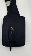Marsupio nylon blu PRADA
