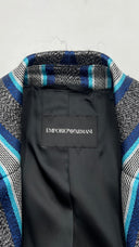 Cappotto a righe Emporio Armani