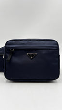 Marsupio nylon blu PRADA