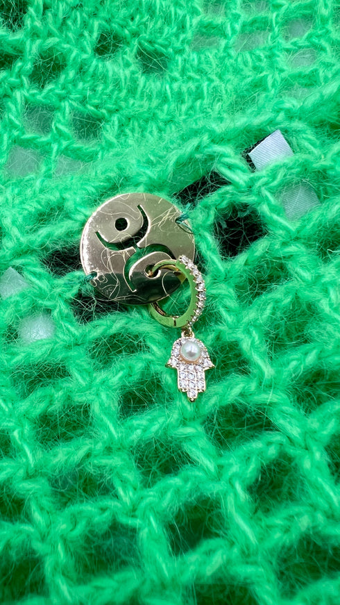 Scialle mohair-seta verde