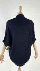 Cardigan cachemire,seta e paillettes Brunello cucinelli