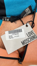 Abito corto scuba con cartellino Love Moschino