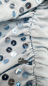 Top paillettes incrociato