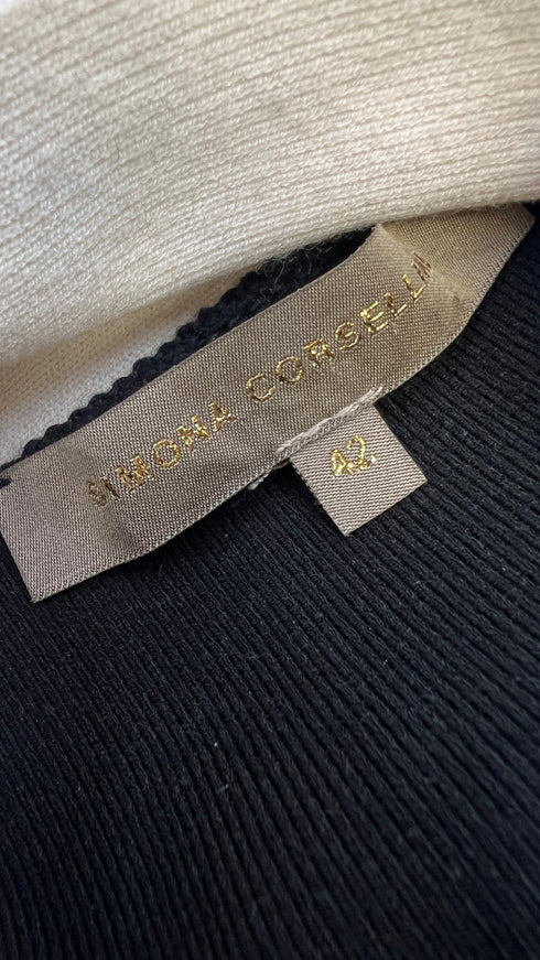 Abito corto bi-color