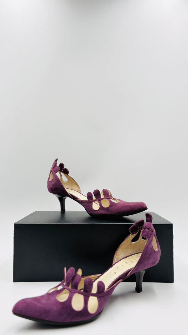 Décolleté in suede N.37