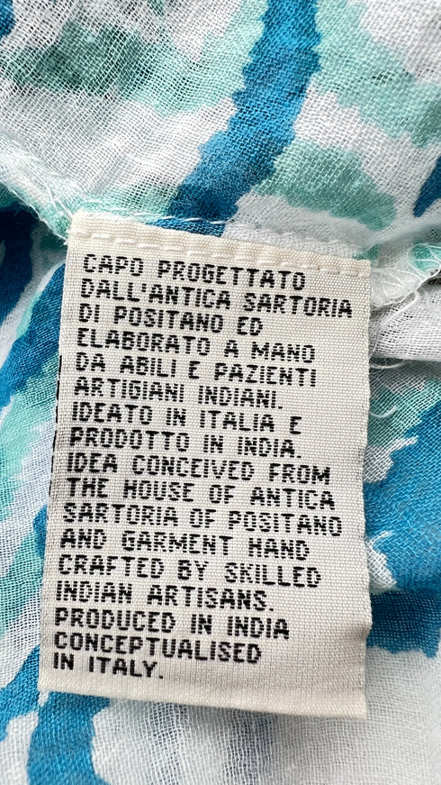 Kaftano in cotone stampato