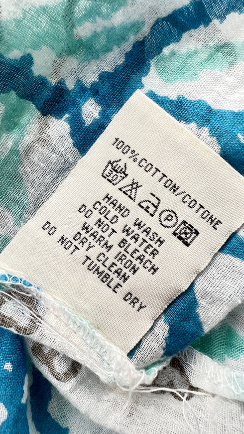 Kaftano in cotone stampato