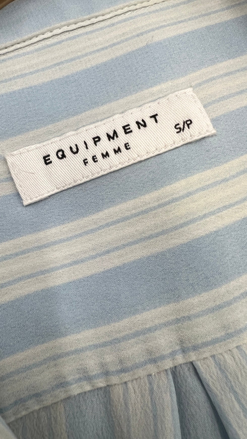 Camicia in seta a righe