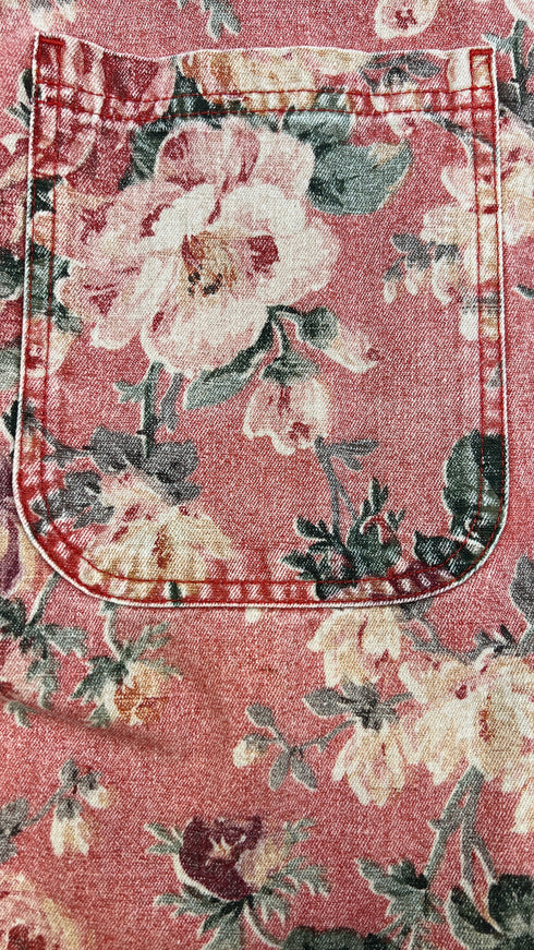 Abito in denim stampato