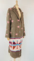 Cappotto lungo stelle e frange