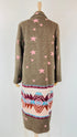 Cappotto lungo stelle e frange