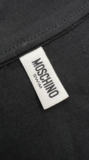 Canotta “Smiley” nera MOSCHINO swim