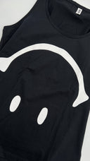 Canotta “Smiley” nera MOSCHINO swim
