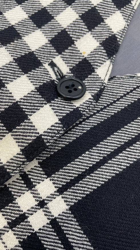 Gilet tartan e vichy