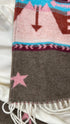 Cappotto lungo stelle e frange