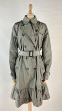 Trench con balza arricciata BURBERRY london