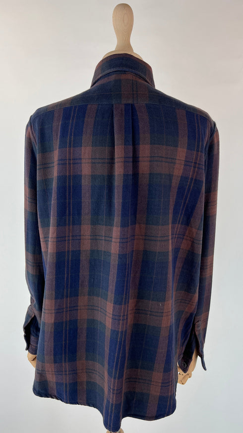 Camicia in cotone tartan