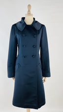 Cappotto doppiopetto blu notte daniela gerini