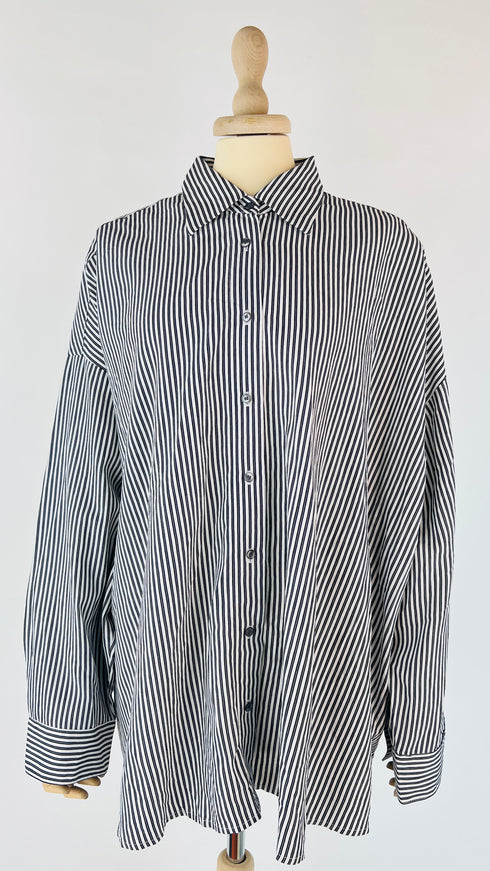 Camicia over a righe