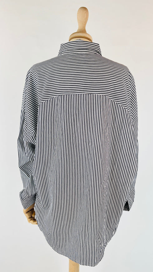 Camicia over a righe