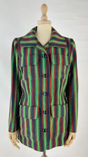 Giacca vintage a righe CARAZZATO MILANO