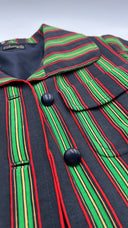 Giacca vintage a righe CARAZZATO MILANO