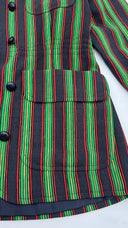 Giacca vintage a righe CARAZZATO MILANO