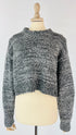 Maglia girocollo cropped