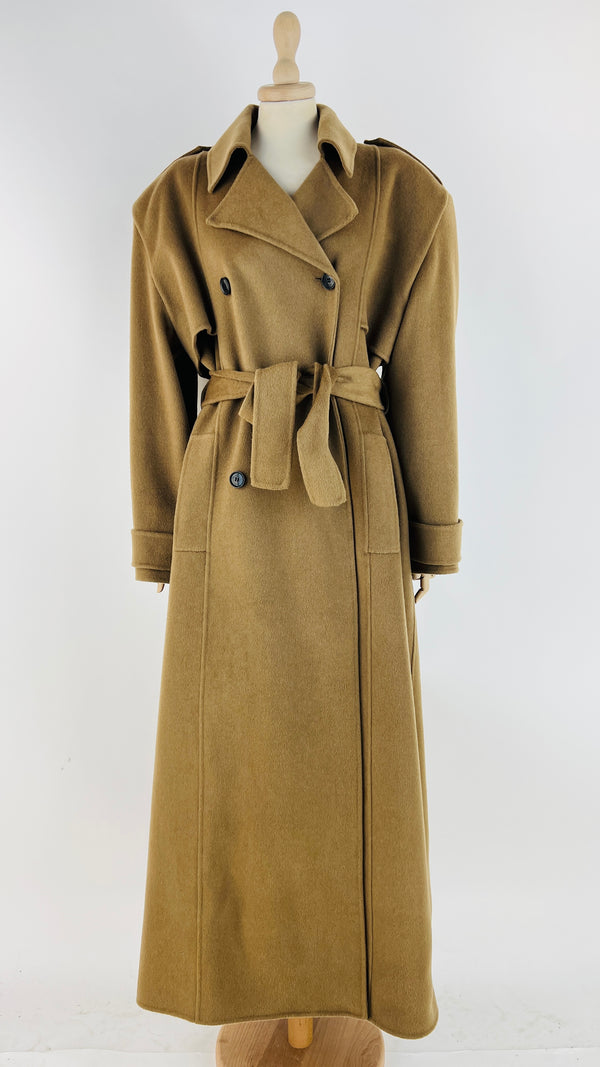 Trench oversized "Nikola" con cartellino