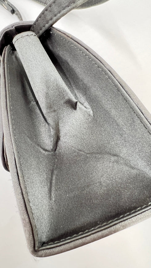 Borsa raso grigio