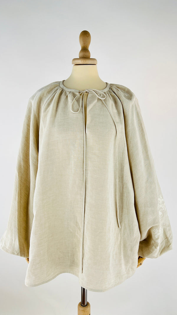 Blusa maniche a sbuffo