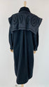 Cappotto lungo inserto san gallo
